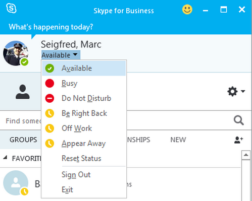 how to change icon picture in skype for business